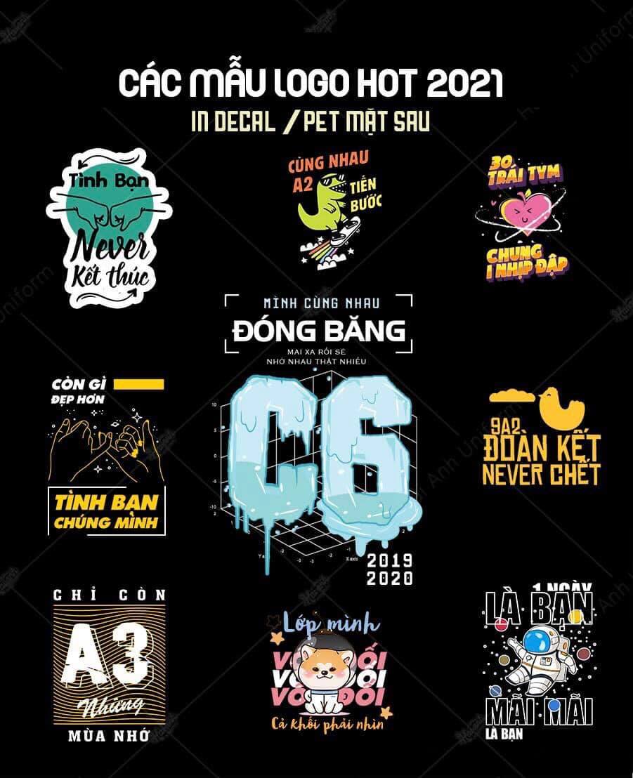 logo hot trend áo thun 2021